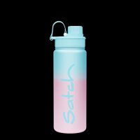 Satch Edelstahl Trinkflasche Light Blue Gaffiti