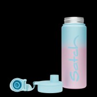 Satch Edelstahl Trinkflasche Light Blue Gaffiti