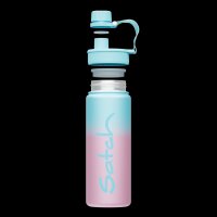 Satch Edelstahl Trinkflasche Light Blue Gaffiti