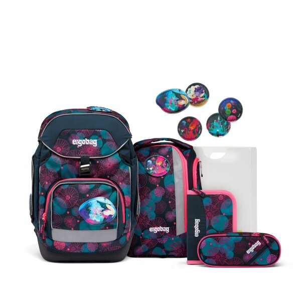 Ergobag Pack-Set Schulranzenset KorallBär