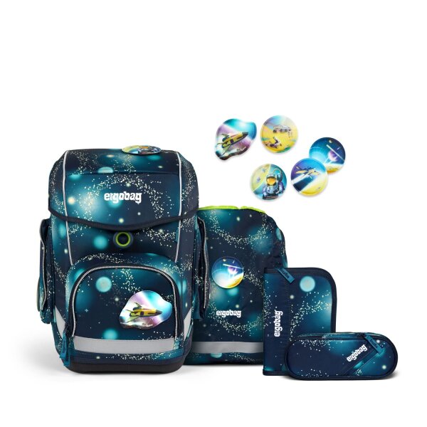 Ergobag Cubo-Set Schulranzenset RaumfahrBär