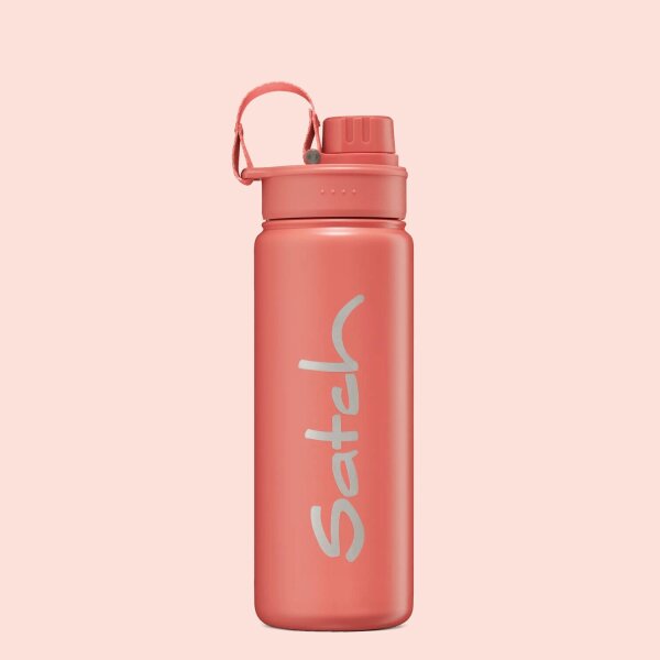 Satch Edelstahl Trinkflasche Nordic Coral