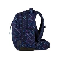 Satch Match Schulrucksack Purple Laser