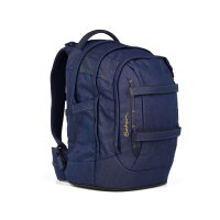 Satch Pack Schulrucksack Set Denim Blue