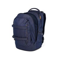 Satch Pack Schulrucksack Set Denim Blue