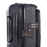 Stratic Leather and More Hartschalen-Koffer S (mit Vortasche) matt black