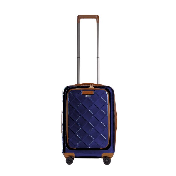 Stratic Leather and More Hartschalen-Koffer S (mit Vortasche) blue