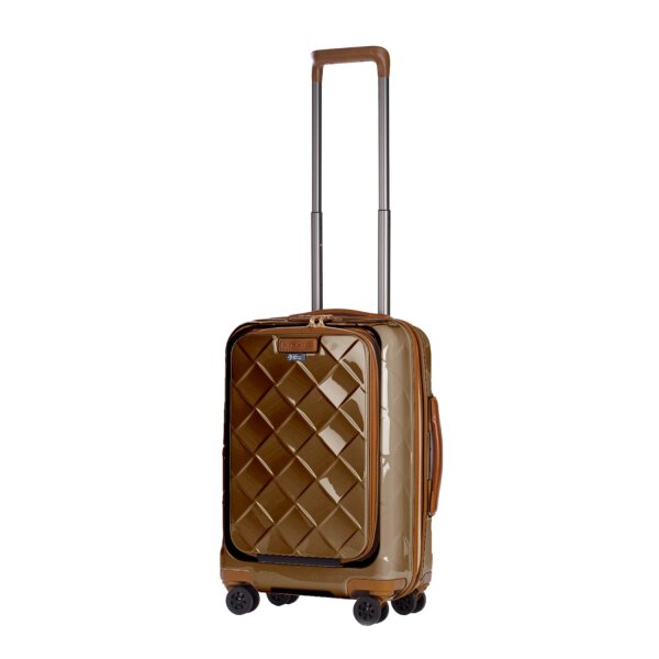 Stratic Leather and More Hartschalen-Koffer S (mit Vortasche) champagne