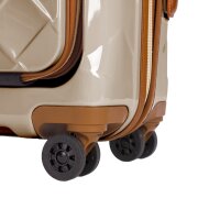 Stratic Leather and More Hartschalen-Koffer S (mit Vortasche) champagne