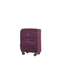 Stratic Bendigo Light + Weichschalen-Koffer S aubergine