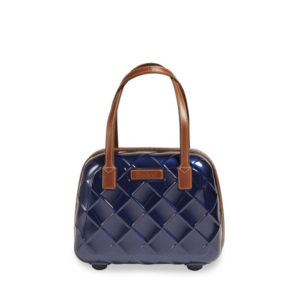 Stratic Leather and More Hartschalen-Koffer Beautycase (bis 28cm) blue