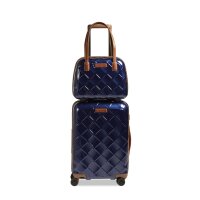 Stratic Leather and More Hartschalen-Koffer Beautycase (bis 28cm) blue