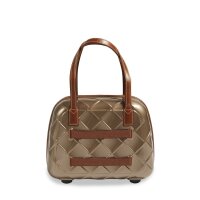 Stratic Leather and More Hartschalen-Koffer Beautycase (bis 28cm) champagne