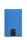 Samsonite Alu Fit Slide-Up Case True Blue