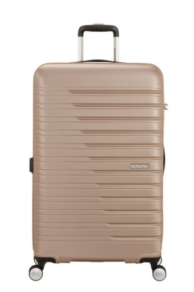 American Tourister Flashline Spinner 78/29 Exp Tsa Ivory Gold