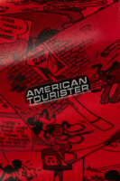 American Tourister Wavebreaker Disney Spinner 55/20 Tsa Disney Fl Mickey Comics Red