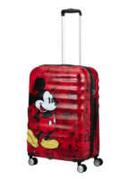 American Tourister Wavebreaker Disney Spinner 67/24 Tsa Disney Fl Mickey Comics Red