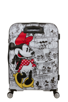 American Tourister Wavebreaker Disney Spinner 67/24 Tsa Disney Fl Minnie Comics White