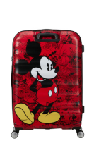 American Tourister Wavebreaker Disney Spinner 77/28 Tsa Disney Fl Mickey Comics Red