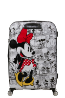 American Tourister Wavebreaker Disney Spinner 77/28 Tsa Disney Fl Minnie Comics White