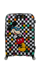 American Tourister Wavebreaker Disney Spinner 77/28 Tsa Disney Fl Mickey Check