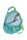 American Tourister Puffypop Mini Backpack S Dusty Turquoise