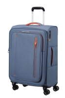 American Tourister Cloudrider Spinner M Exp Tsa Stone Blue