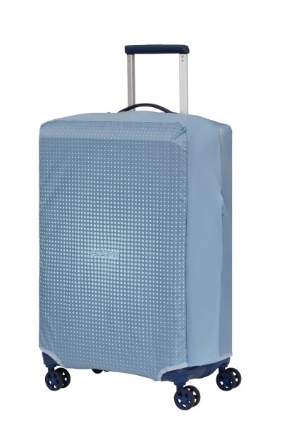 American Tourister Zubehör Foldable Luggage Cover M Stone Blue/Blue