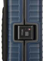 Titan Overseas 4-Rad Trolley S Vortasche Midnight Blue