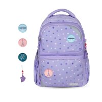Belmil Maxi Pack Schulrucksack Purple Dots