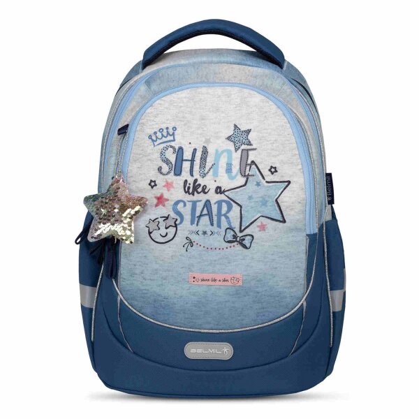 Belmil Leisure Schulrucksack Shine like a Star Jeans