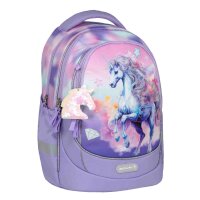 Belmil Leisure Schulrucksack Bright Rainbow Unicorn
