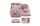 Belmil Mini-Fit Schulranzen-Set 4-teilig "Rose Ballet" mit Brustgurt Rose Ballet