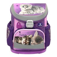 Belmil Mini-Fit ergonomisches Schulranzen-Set 4-teilig Katze