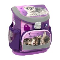 Belmil Mini-Fit ergonomisches Schulranzen-Set 4-teilig Katze