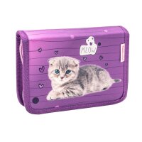 Belmil Mini-Fit ergonomisches Schulranzen-Set 4-teilig Katze