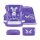 Belmil Mini-Fit ergonomisches Schulranzen-Set 4-teilig Schmetterling