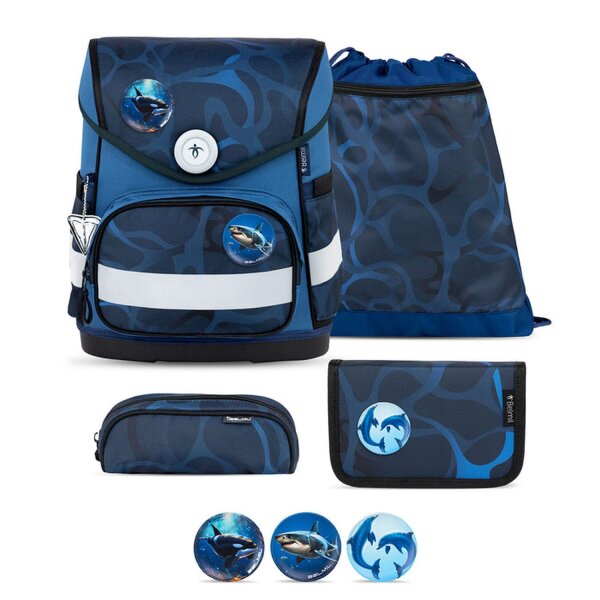Belmil Compact Schulranzenset Wave Storm