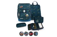Belmil Compact Plus Premium Schulranzen Set 5-teilig...