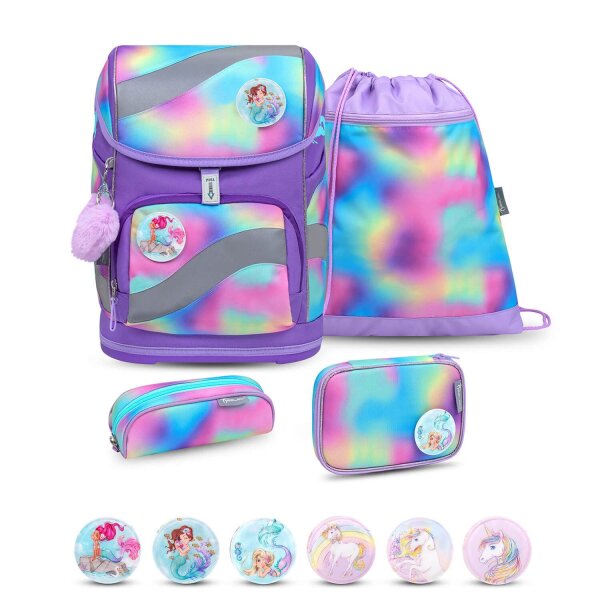 Belmil Smarty Schulranzenset Rainbow Color
