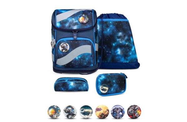 Belmil Smarty Schulranzenset Galaxy Light