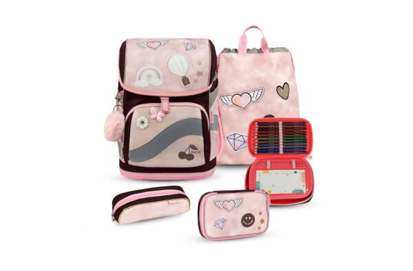 Belmil Smarty Plus Schulranzenset Glam