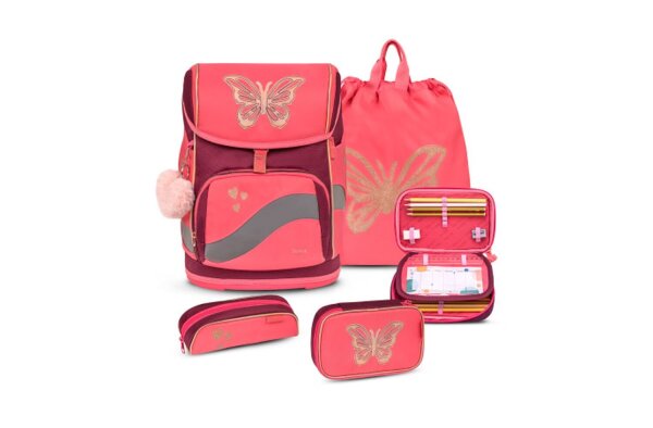 Belmil Smarty Plus Schulranzenset Coral