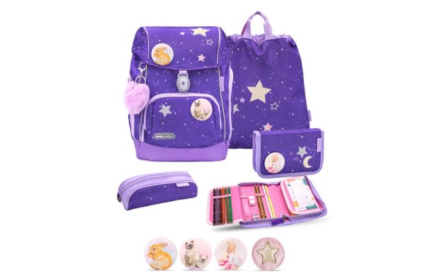 Belmil Comfy Plus Schulranzenset Dahlia