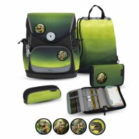 Belmil Comfy Plus Schulranzenset Black Green