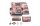 Belmil Classy Plus Schulranzen-Set 5-teilig "Rose Ballet" mit Brustgurt, Magnetverschluss, Patch Set 3 Stück Rose Ballet