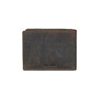Bull Hunt Id Wallet Rfid-Hunter Brown