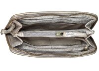 Bull Hunt Zip Wallet-Grey