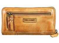 Bull Hunt Zip Wallet-Yellow
