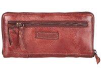 Bull Hunt Zip Wallet-Burned Cognac